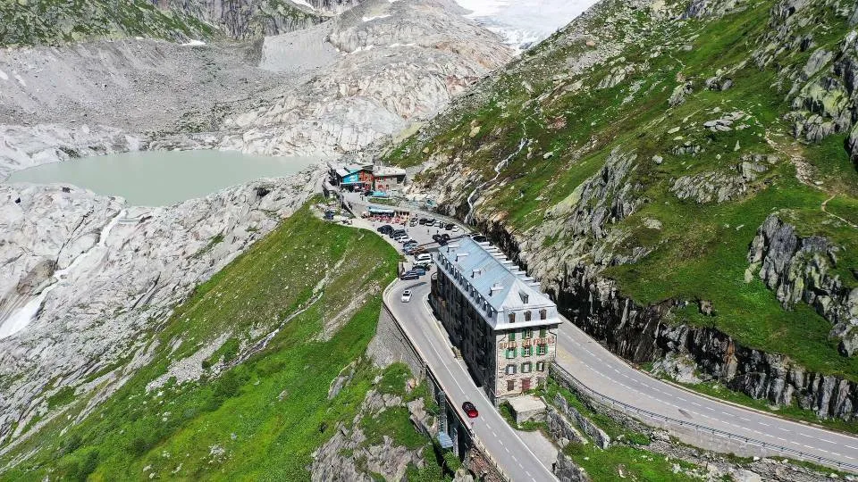 Hotel du belvédère de la Furka, Alpes Suisse