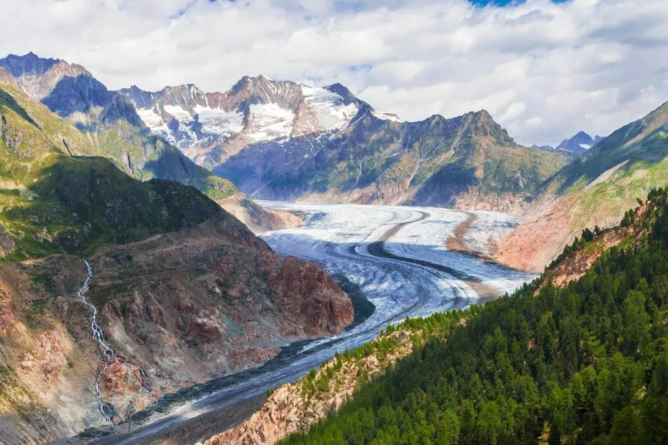 Glacier d'Aletsch, Alpes Suisse Valaisanne