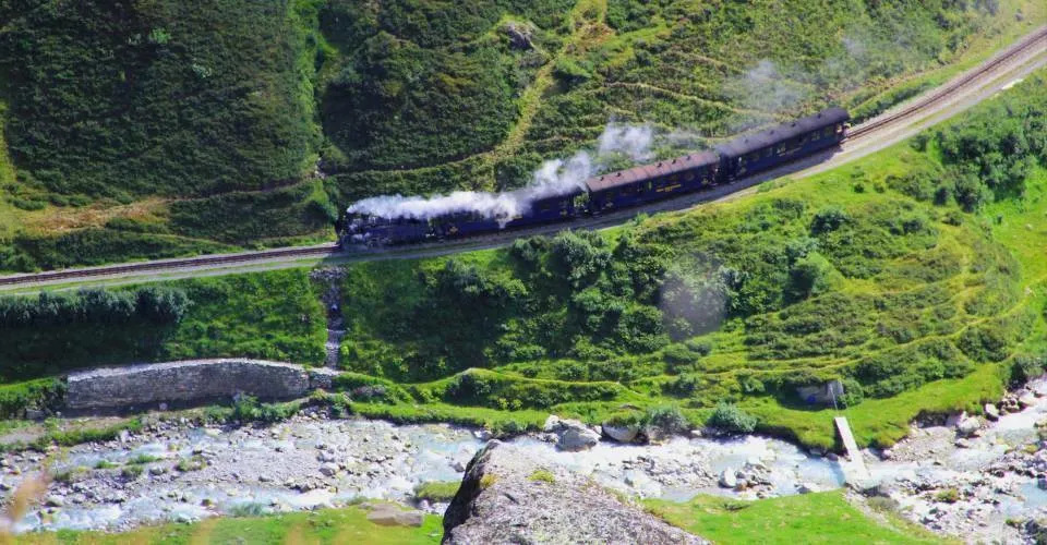 Train à vapeur du col de la Furka