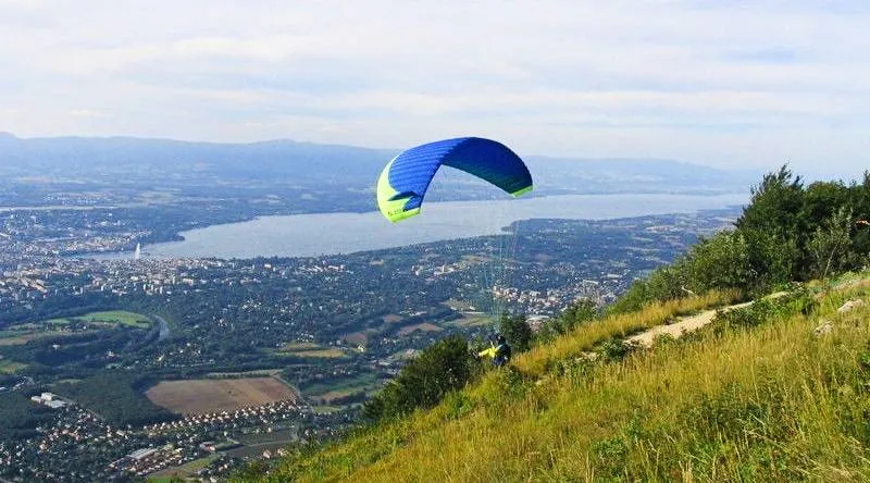 Community of communes of the Genevois: View of Lake Geneva