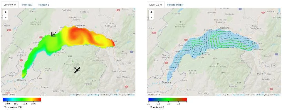 Météo du lac Léman : températures et courants