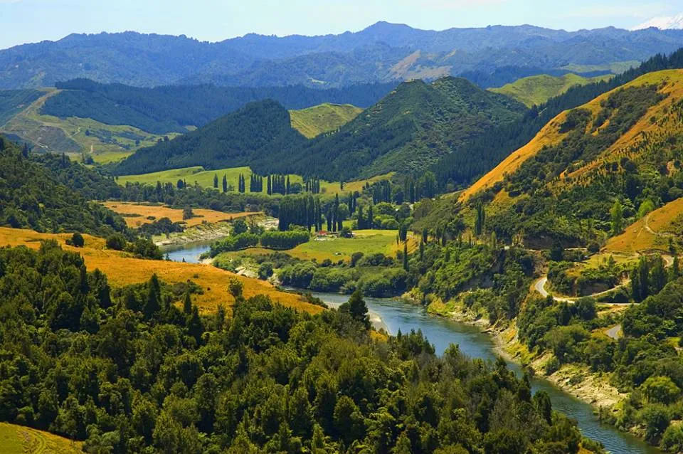 fleuve Whanganui en Nouvelle-Zélande